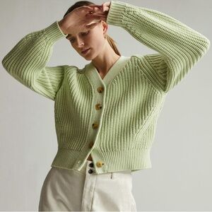 Everlane Light Green Women's Cardigan Sweater